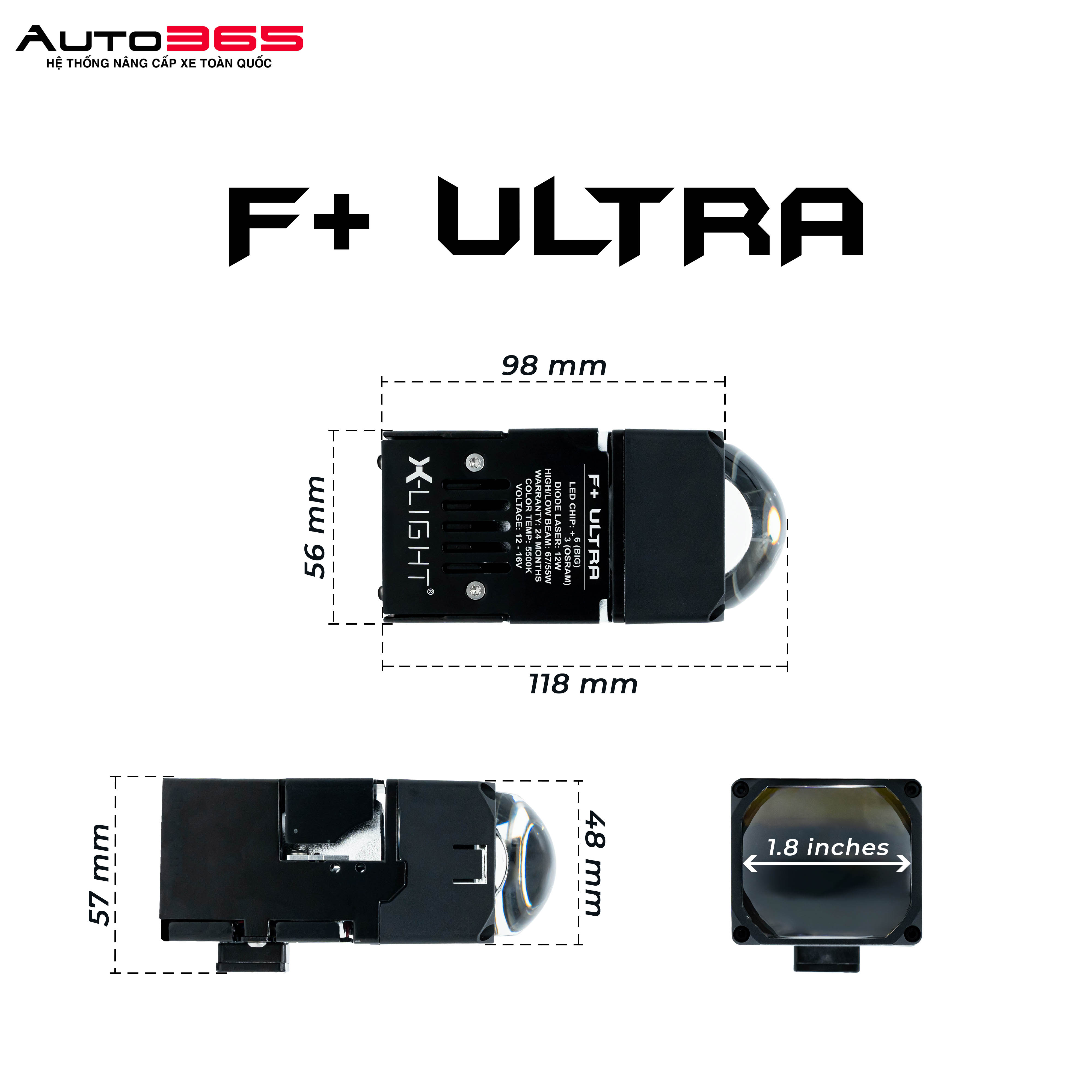 BI LASER X-LIGHT F+ ULTRA